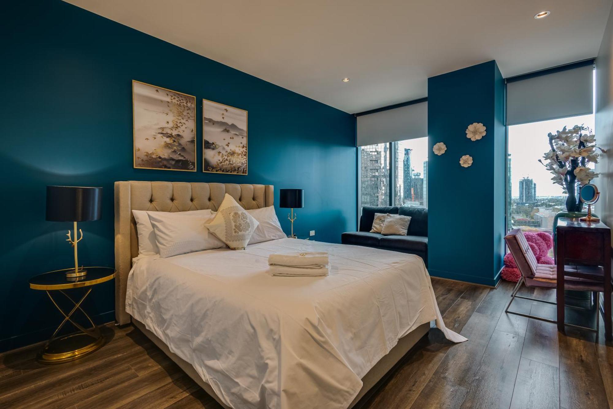 Cbd 2brm Yarra River Skyline View Free Parking Apartment *